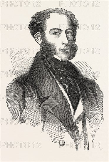 COLONEL MAC KINNON, C.B., COMMANDANT AND CHIEF COMMISSIONER OF BRITISH KAFFRARIA, 1851 engraving