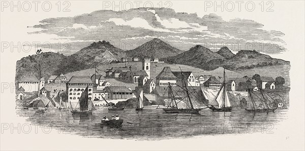 SIERRA LEONE, WEST AFRICA, 1851 engraving