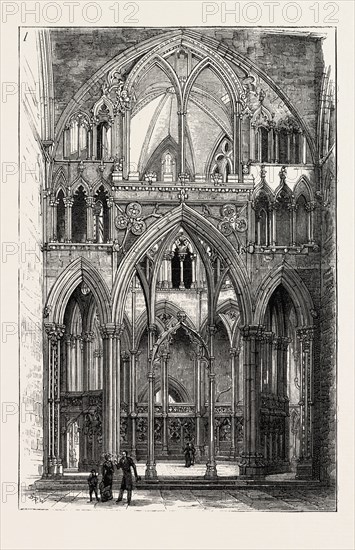 DRONTHEIM CATHEDRAL, NORWAY: ENTRANCE TO THE CHOIR