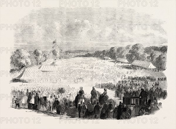 RAGGED SCHOOLS FESTIVAL AT MUSWELL HILL, 1860 engraving