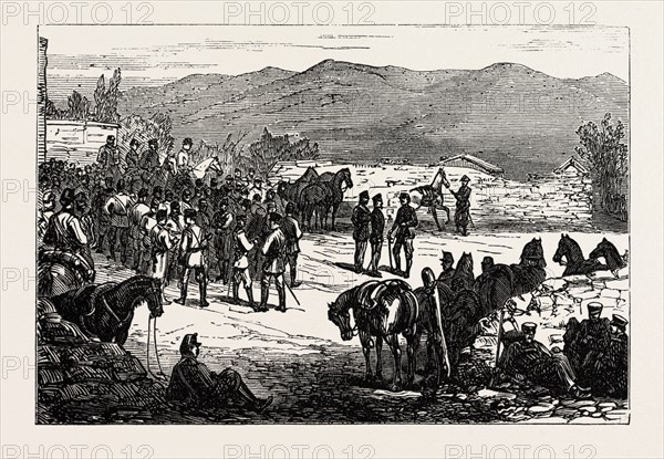 THE CIVIL WAR IN SPAIN: SERRANO AND HIS STAFF AT MONTELLANO