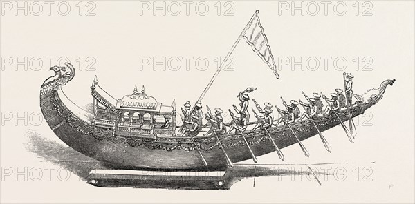 THE GREAT EXHIBITION: MODEL OF AN INDIAN BARGE, EAST INDIAN DEPARTMENT