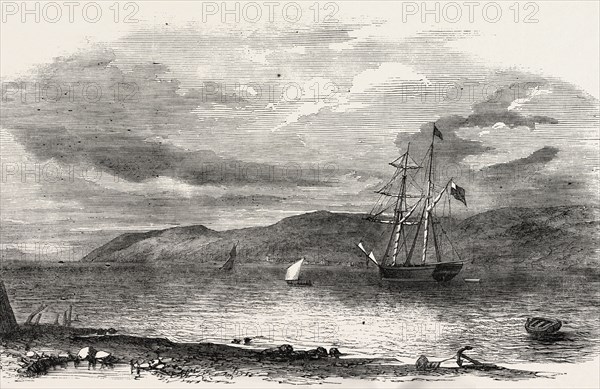 NORTH-WEST SEARCHING EXPEDITION FOR SIR JOHN FRANKLIN, SIR JOHN ROSS' YACHT "FELIX" AT ANCHOR IN LOCH RYAN