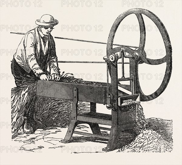 GILLETT'S GUILLOTINE CHAFF CUTTER