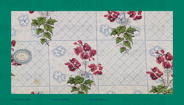 French fabrics; first half of the nineteenth century; 1800; 1810; 1820; 1830; 1840; 1850