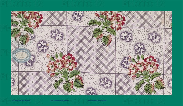 French fabrics; first half of the nineteenth century; 1800; 1810; 1820; 1830; 1840; 1850