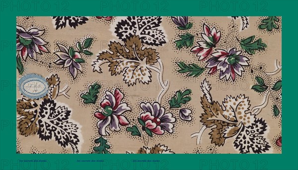 French fabrics; first half of the nineteenth century; 1800; 1810; 1820; 1830; 1840; 1850