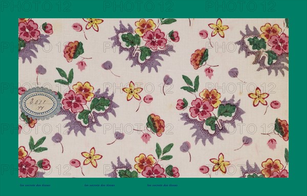 French fabrics; first half of the nineteenth century; 1800; 1810; 1820; 1830; 1840; 1850