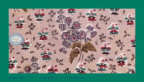 French fabrics; first half of the nineteenth century; 1800; 1810; 1820; 1830; 1840; 1850