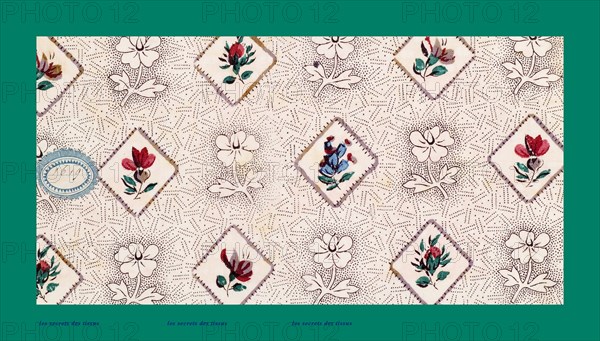 French fabrics; first half of the nineteenth century; 1800; 1810; 1820; 1830; 1840; 1850