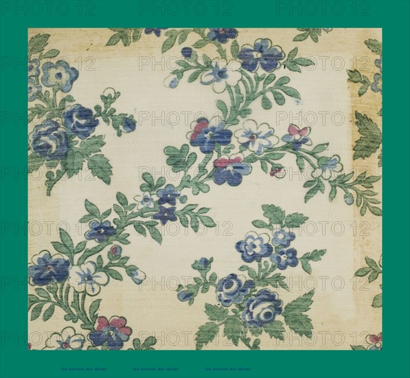 French fabrics; first half of the nineteenth century; 1800; 1810; 1820; 1830; 1840; 1850