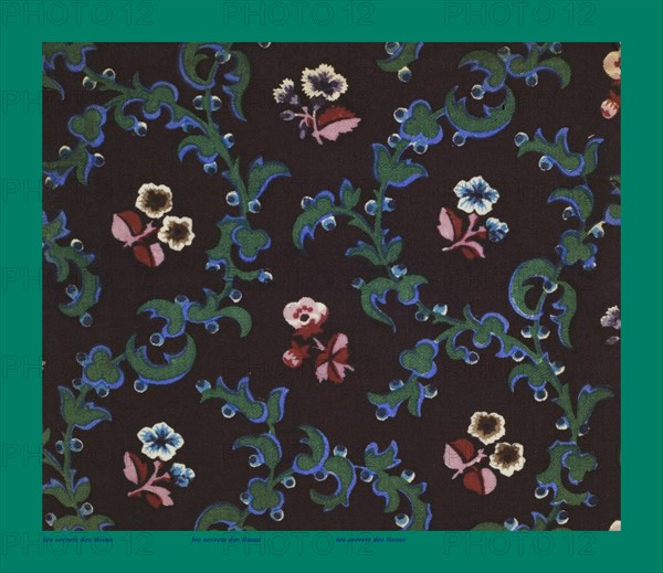 French fabrics; first half of the nineteenth century; 1800; 1810; 1820; 1830; 1840; 1850