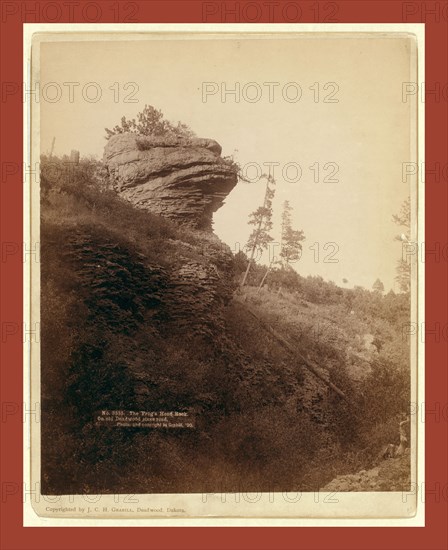 The Frog's Head Rock. On old Deadwood stage road, John C. H. Grabill was an american photographer. In 1886 he opened his first photographic studio