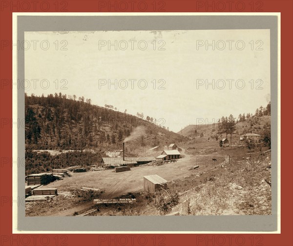 Dobbin's Mills, Black Hills, Dak., John C. H. Grabill was an american photographer. In 1886 he opened his first photographic studio