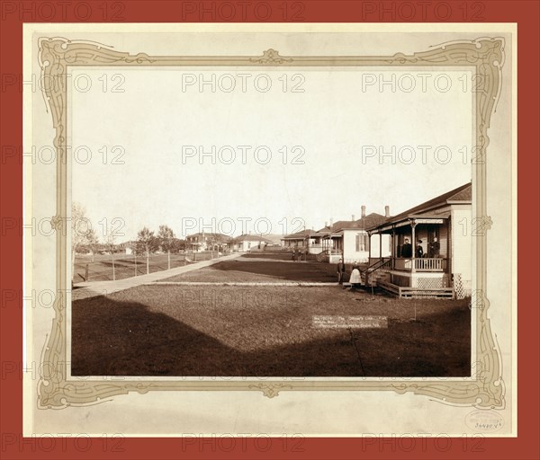 The Officers' Line. Fort Meade, Dak., John C. H. Grabill was an american photographer. In 1886 he opened his first photographic studio