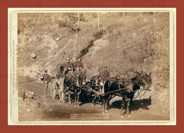 The U.S. Paymaster and Guards on Deadwood road to Ft. Meade, John C. H. Grabill was an american photographer. In 1886 he opened his first photographic studio