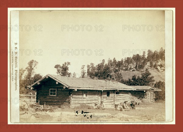 The old cabin home, John C. H. Grabill was an american photographer. In 1886 he opened his first photographic studio