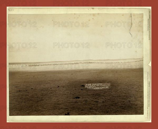 Grand review. U.S. troops after surrender of Indians at Pine Ridge Agency, S.D., John C. H. Grabill was an american photographer. In 1886 he opened his first photographic studio