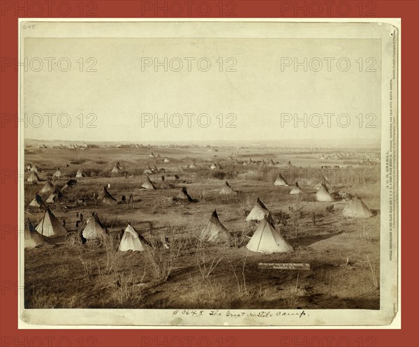 The Great Hostile Camp, John C. H. Grabill was an american photographer. In 1886 he opened his first photographic studio