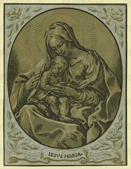 The Virgin and Child, between 1630 and 1655, Coriolano, Bartolomeo, approximately 1599-approximately 1676