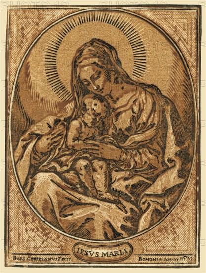 The Virgin and Child, Coriolano, Bartolomeo, approximately 1599-approximately 1676