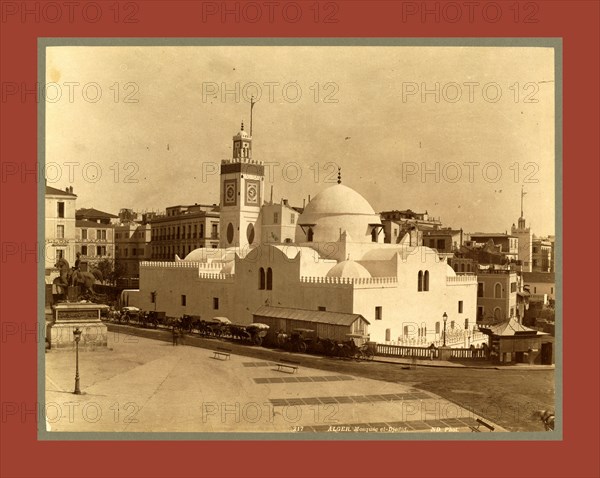 Algiers Mosque el-Djedid, Neurdein brothers 1860 1890, the Neurdein photographs of Algeria including Byzantine and Roman ruins in Tébessa and Thamugadi; mosques, shrines, public buildings, palaces, and street scenes in Mostaganem, Biskra, Algiers, Tlemcen, Constantine, Oran, and Sidi Bel AbbÃ¨s; and the cathedral at Carthage. Portraits of Algerian people include Berbers, Ouled NaÃ¯l women, and prisoners in Annaba. Tunisian views include mosques, buildings, and street scenes in Tunis.