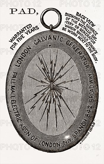 THE PALL MALL ELECTRIC ASSOCIATION OF LONDON, 1880, 19th century engraving, USA, America