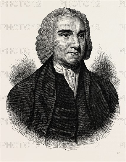 LORD THURLOW. London, UK, 19th century engraving