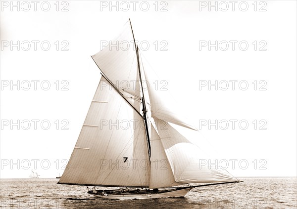 Gossoon, July 10, 1890, Gossoon (Sloop), Yachts, United States, Massachusetts, Boston, 1890