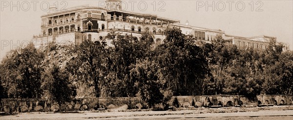 Mexico, the Castle of Chapultepec, Jackson, William Henry, 1843-1942, Castles & palaces, Mexico, Chapultepec, 1884