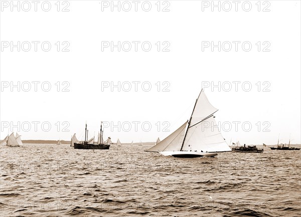 Gloriana, Goelet Cup Race, Gloriana (Yacht), Goelet Cup Race, Yachts, Regattas, 1891