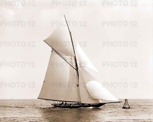 Wasp, Wasp (Sloop), Commodore Gerry Cup race, Regattas, Yachts, 1892