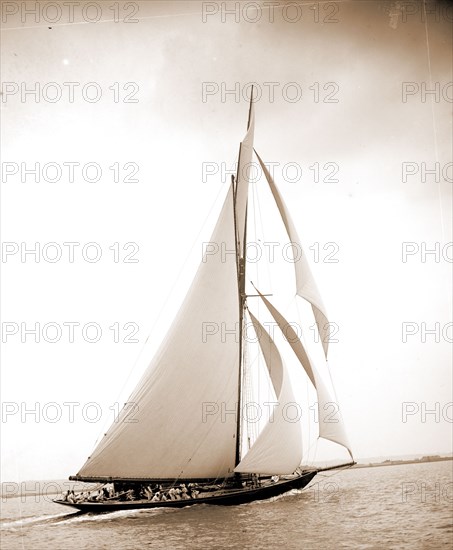 British cutter Britannia, Peabody, Henry G, (Henry Greenwood), 1855-1951, Britannia (Yacht), Yachts, 1880