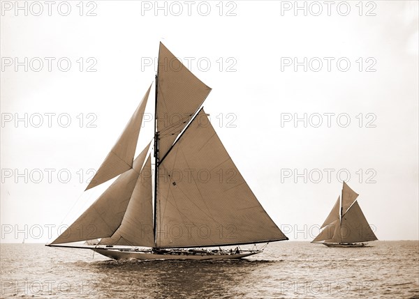 Vigilant, Sept. 9, 1893, Peabody, Henry G, (Henry Greenwood), 1855-1951, Peabody, Henry G, (Henry Greenwood), 1855-1951, Vigilant (Yacht), Yachts, 1893