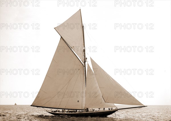 Jubilee, Peabody, Henry G, (Henry Greenwood), 1855-1951, Jubilee (Yacht), America's Cup races, Yachts, Regattas, 1893