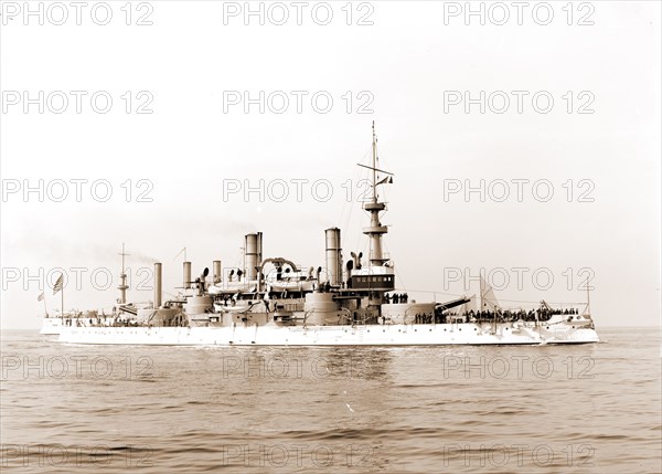 U.S.S. Massachusetts, Massachusetts (Battleship : 1896-1920), Battleships, American, 1899