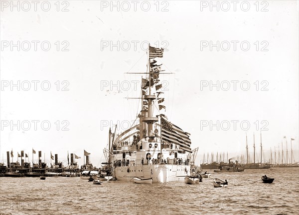 U.S.S. Kearsarge, Kearsarge (Battleship), Battleships, American, 1898