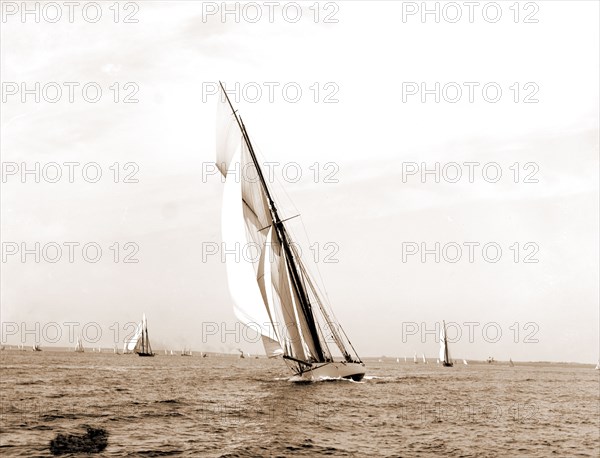 Puritan, Peabody, Henry G, (Henry Greenwood), 1855-1951, Peabody, Henry G, (Henry Greenwood), 1855-1951, Puritan (Yacht), Yachts, 1888