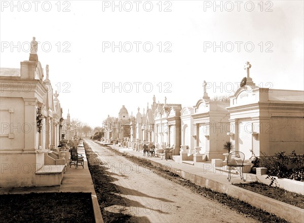 Metairie Cemetery, New Orleans, Louisiana, Tombs & sepulchral monuments, Cemeteries, United States, Louisiana, New Orleans, 1880