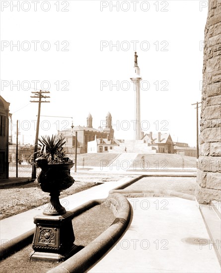 Lee monument, New Orleans, Lee, Robert E., (Robert Edward), 1807-1870, Sculpture, United States, Louisiana, New Orleans, 1890