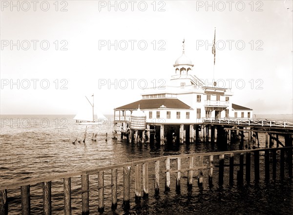 Southern Yacht Club, West End, New Orleans, Southern Yacht Club, Yacht clubs, Clubhouses, United States, Louisiana, New Orleans, 1890