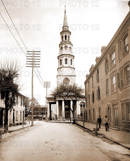 St. Philip's Church, Charleston, S.C, St. Philip's Episcopal Church (Charleston, S.C.), Anglican churches, United States, South Carolina, Charleston, 1900