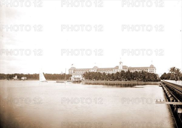 Hotel Royal Poinciana, Palm Beach, Fla, Resorts, Hotels, Waterfronts, United States, Florida, Palm Beach, 1900