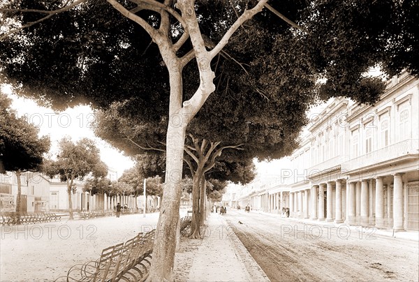 The Prado, Havana, Plazas, Streets, Cuba, Havana, 1900