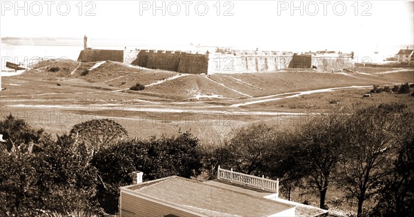 Fort Marion, Jackson, William Henry, 1843-1942, Forts & fortifications, United States, Florida, Saint Augustine, 1880