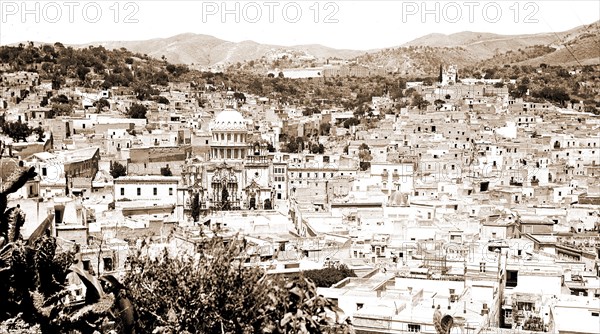 Guanajuato, Mexico, Jackson, William Henry, 1843-1942, Markets, Mexico, Guanajuato, 1880