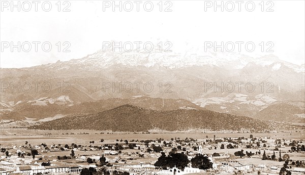 Ixtacchihuatal sic from Sacramonte i.e. Sacro Monte, Jackson, William Henry, 1843-1942, Volcanoes, Mexico, Iztaccihuatl, 1880