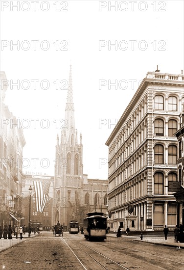 Grace Church, Broadway, New York, Churches, Streets, Presidential elections, United States, New York (State), New York, 1900