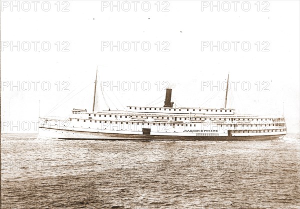 Ransom B. Fuller, Stebbins, Nathaniel Livermore, 1847-, Ransom B. Fuller (Steamboat), Steamboats, United States, Maine, 1880