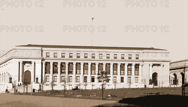 Post office, Wash(ington), D.C, Post offices, United States, District of Columbia, Washington (D.C.), 1908